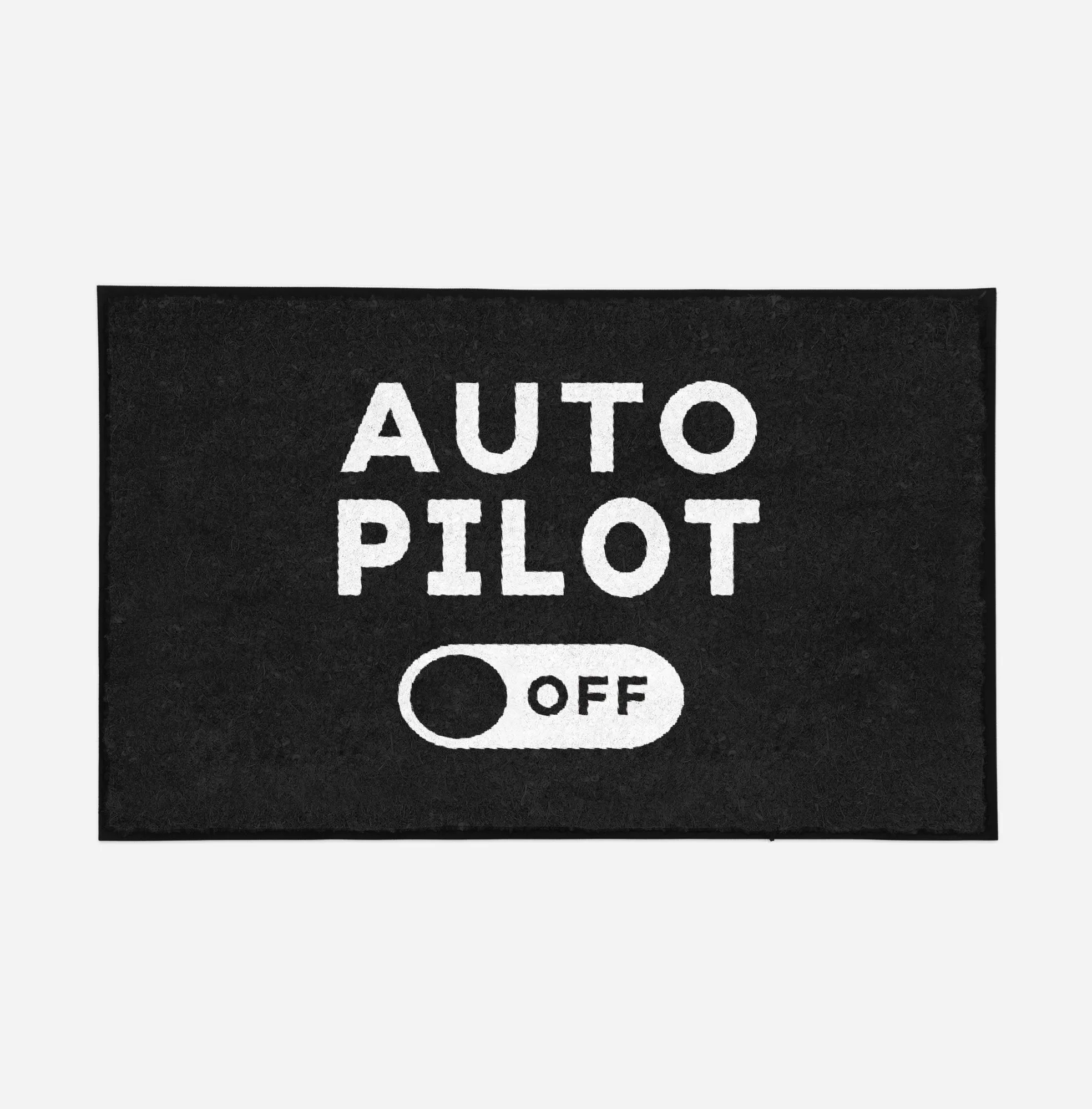 Auto Pilot Off Designed Door Mats