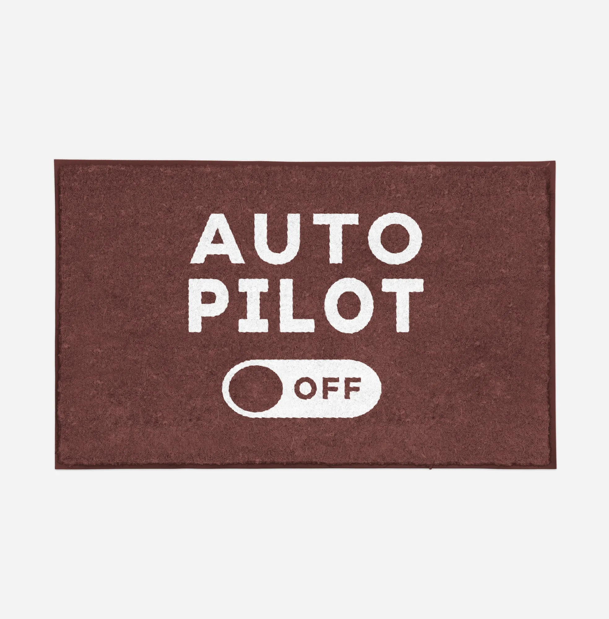 Auto Pilot Off Designed Door Mats