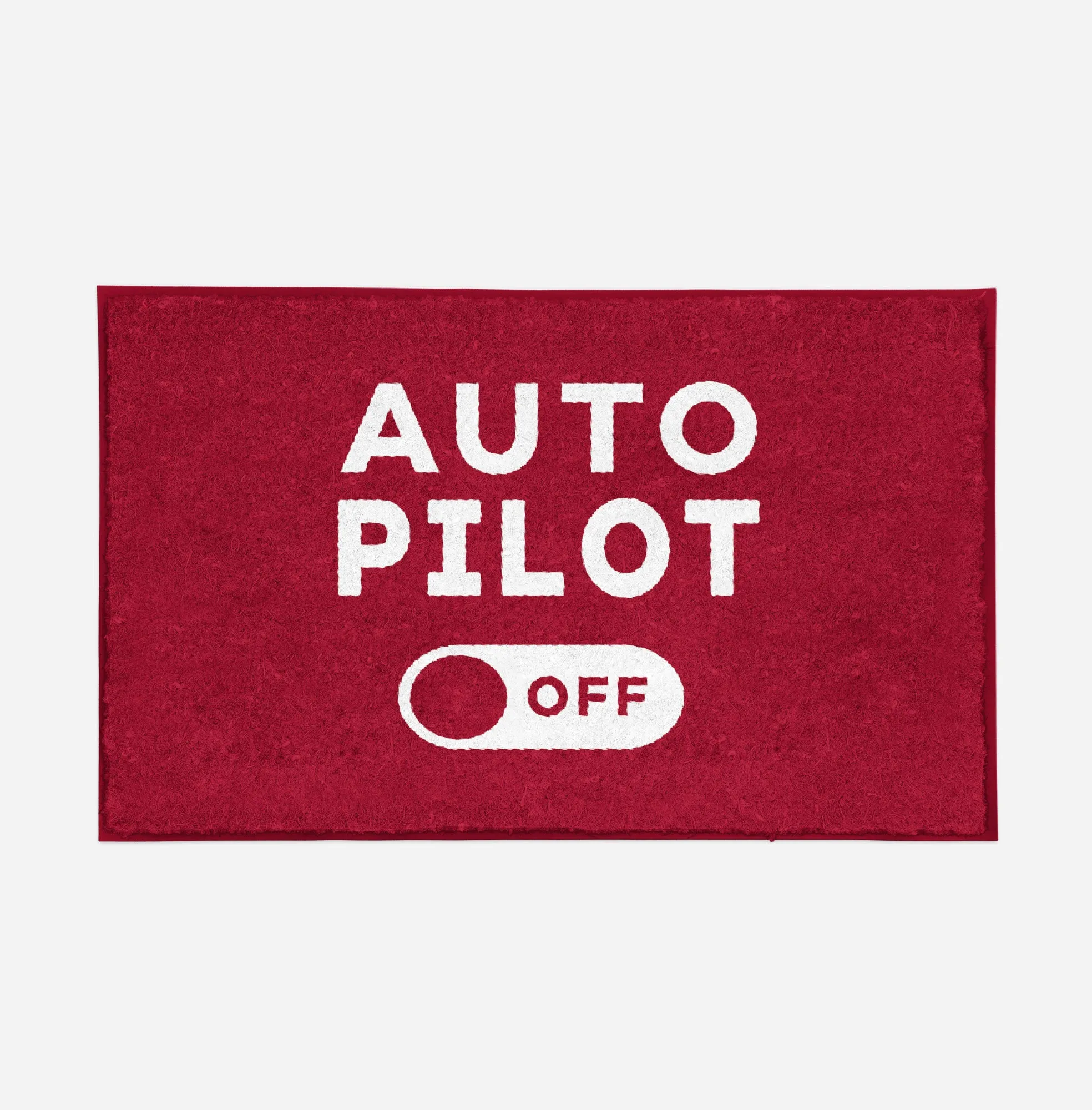 Auto Pilot Off Designed Door Mats