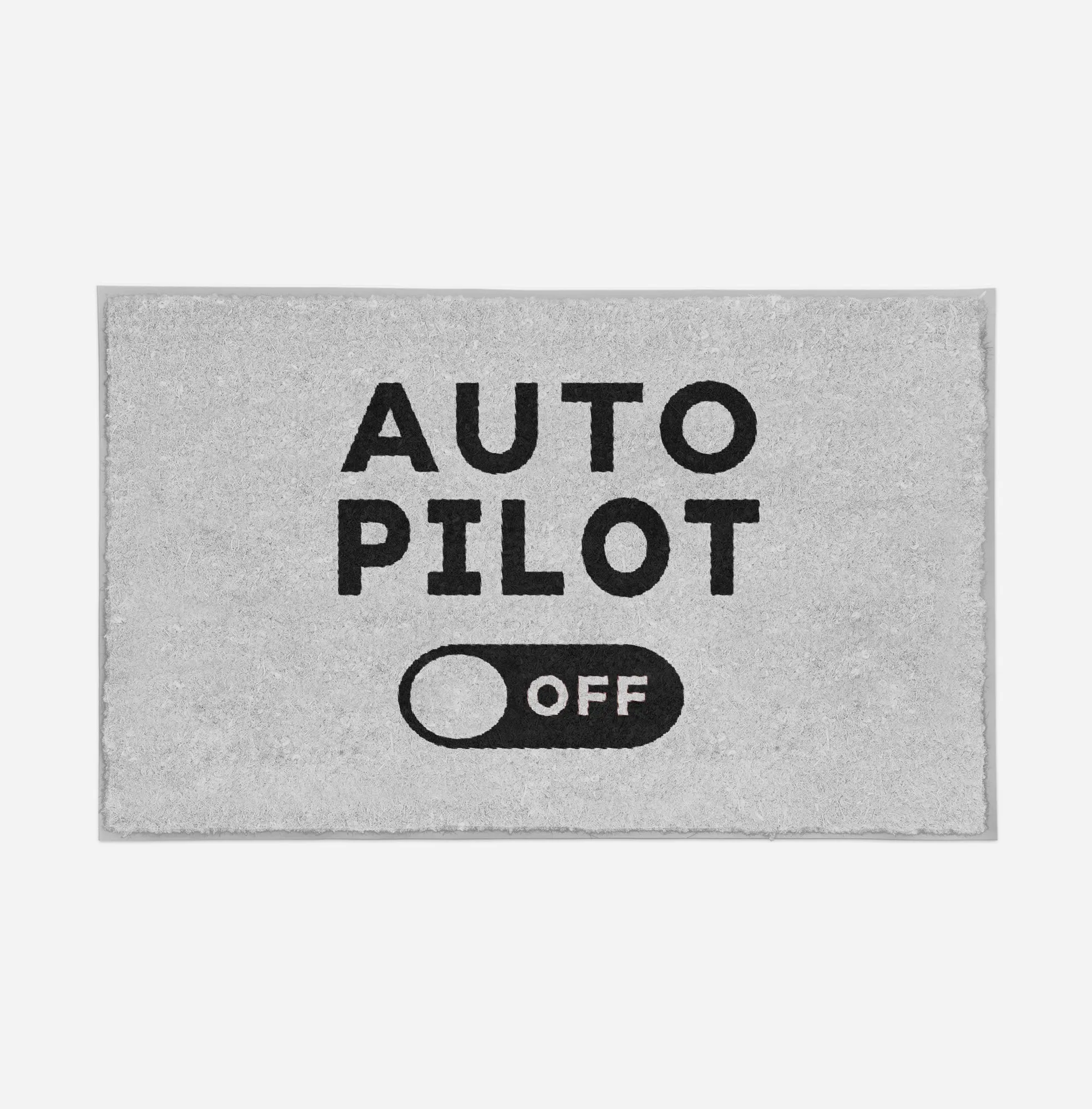 Auto Pilot Off Designed Door Mats