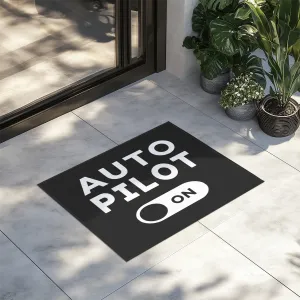 Auto Pilot ON Designed Door Mats door entrance rug