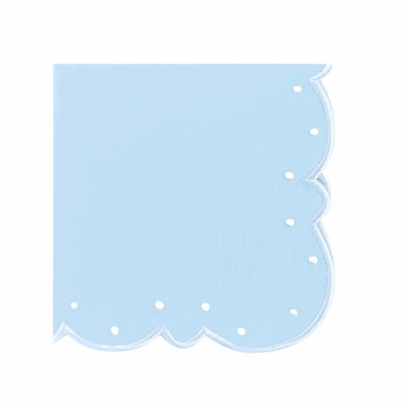 Ava Napkin in Blue, Set of 4 mini desktop sculpture