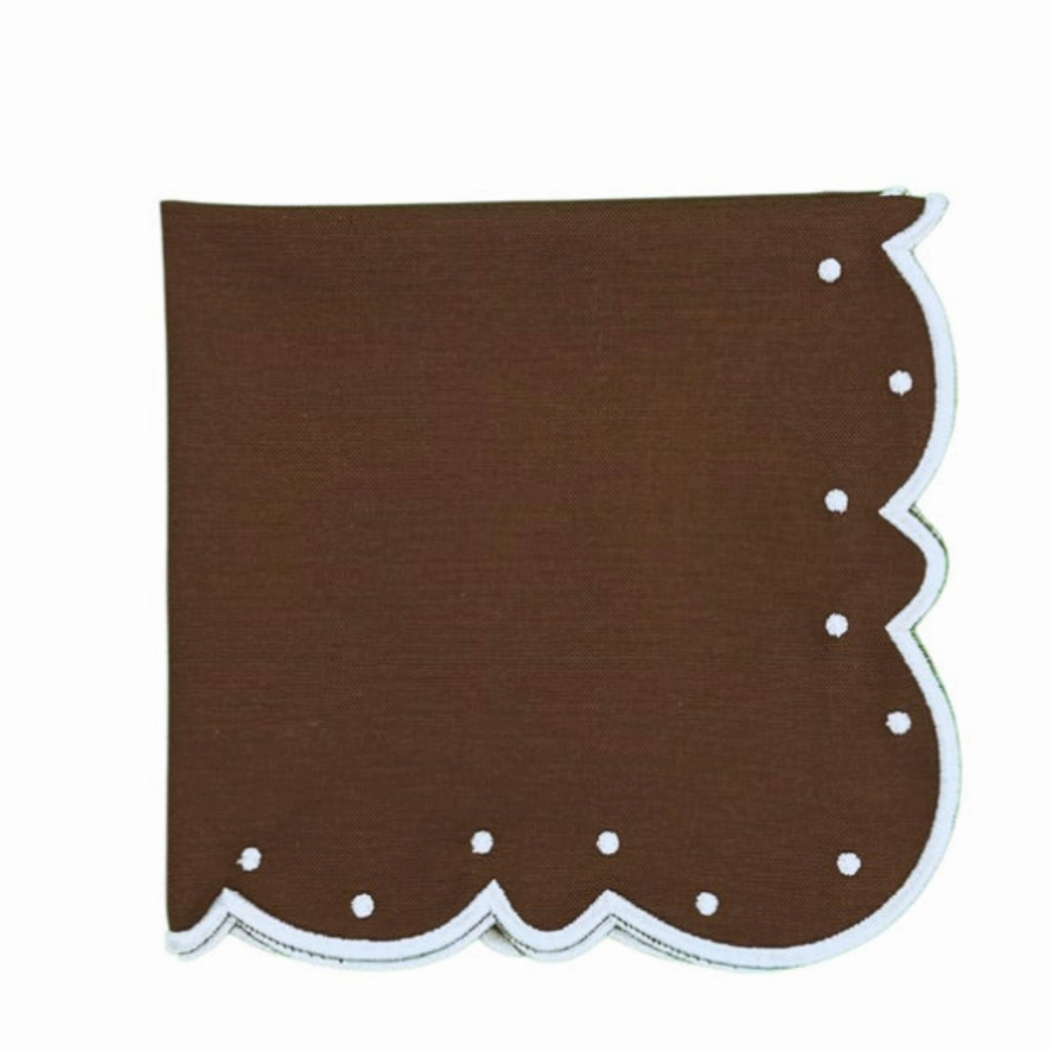 Ava Napkin in Dark Cocoa, Set of 4 cute desktop display