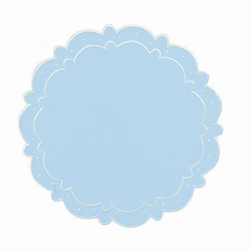 Ava Placemat in Blue, Set of 4 mini desktop sculpture