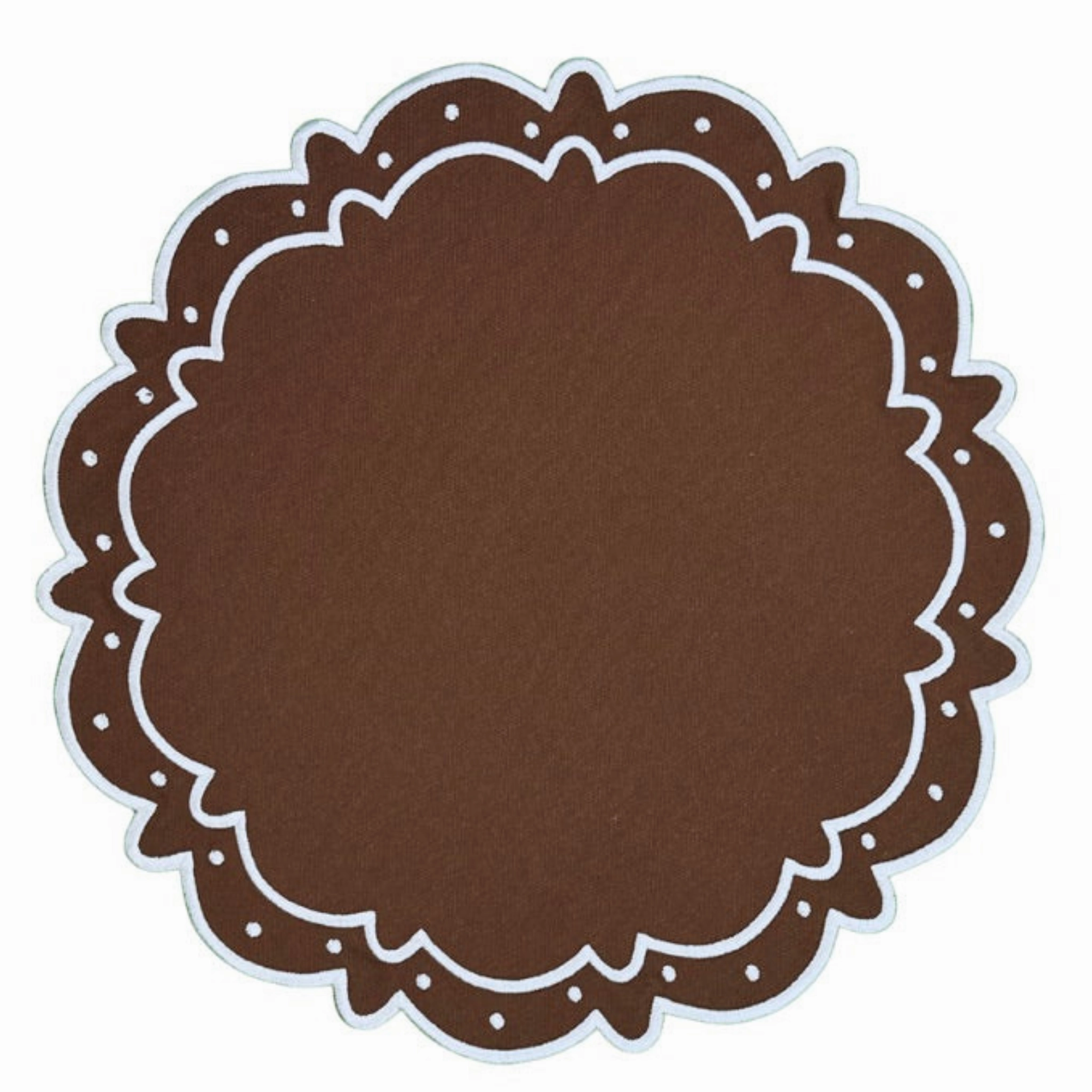Ava Placemat in Dark Cocoa, Set of 4 cute desktop display