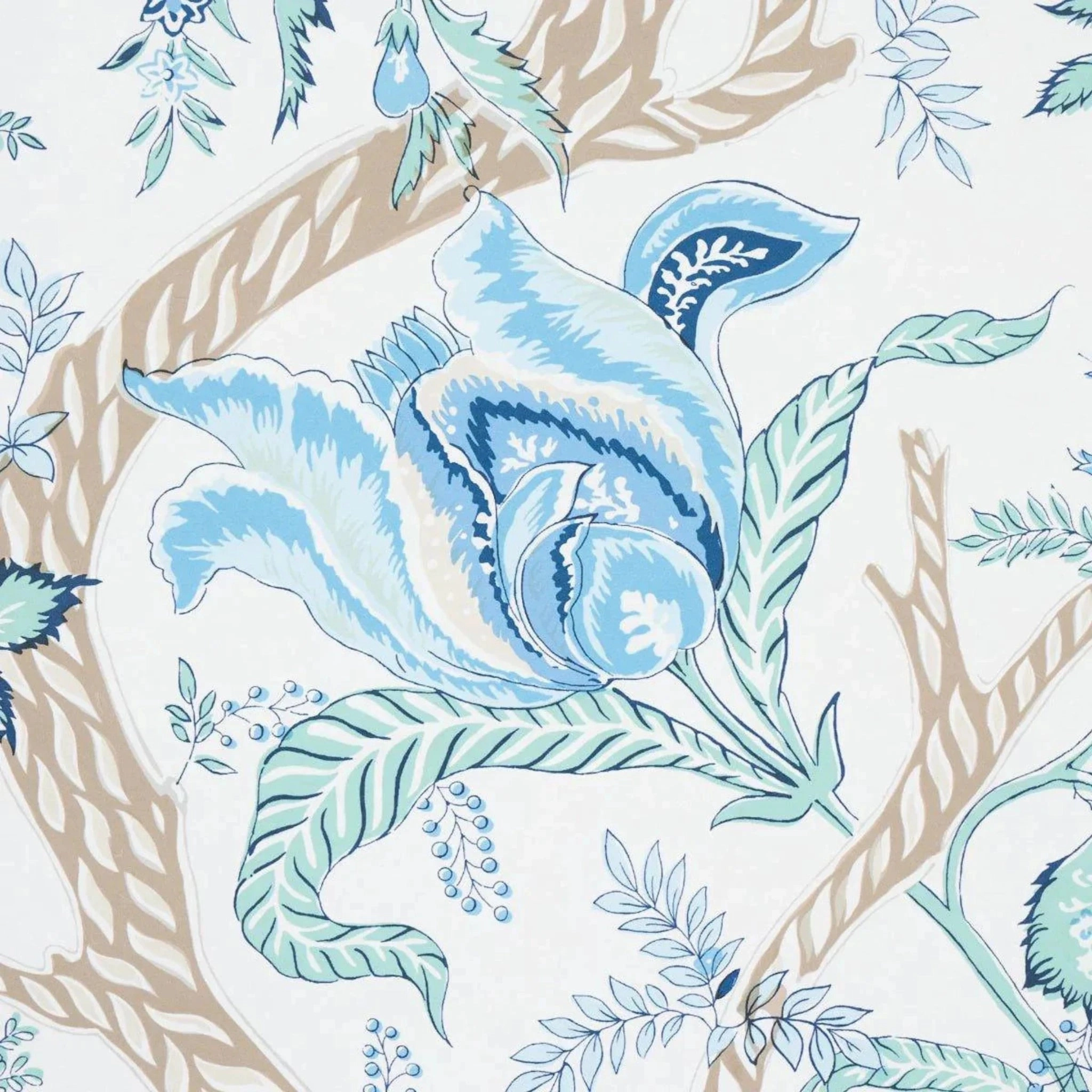 Aveline Wallpaper in Seaglass