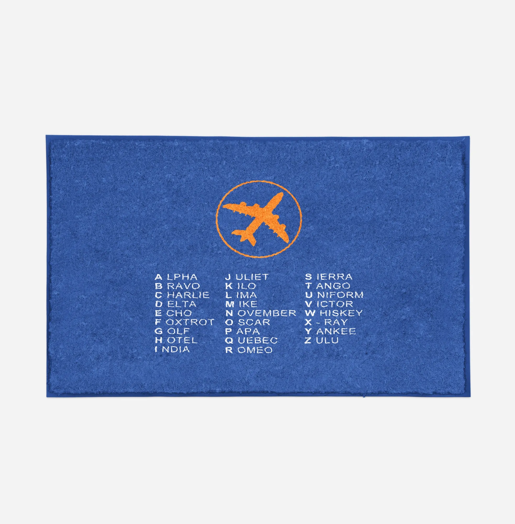 Aviation Alphabet 2 Designed Door Mats