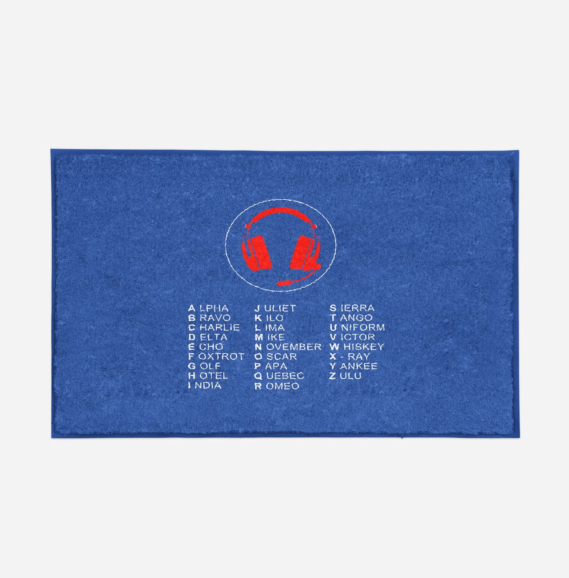 Aviation Alphabet 3 Designed Door Mats