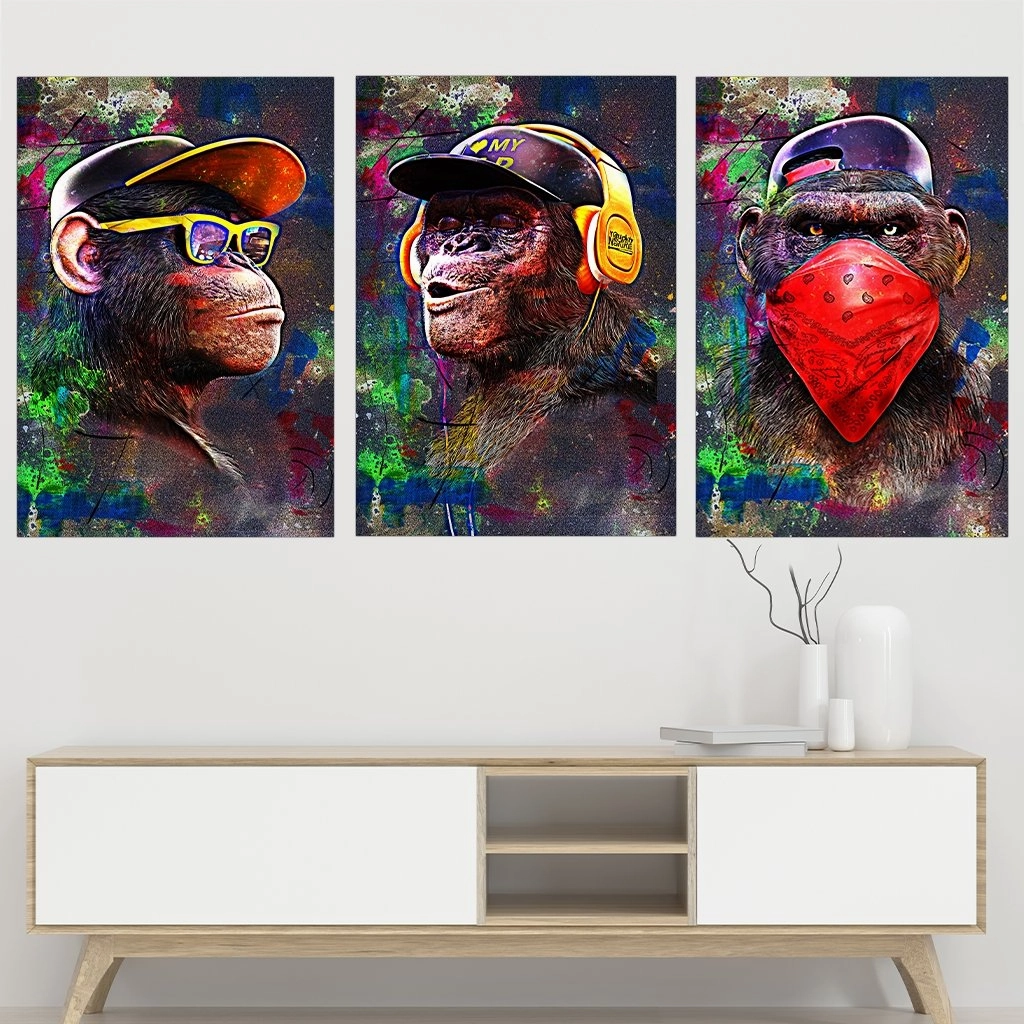 Awesome Abstract - Triptych by Juliano de Araujo 