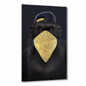 Awesome Cloth Gold on Acrylic framed mural artwork