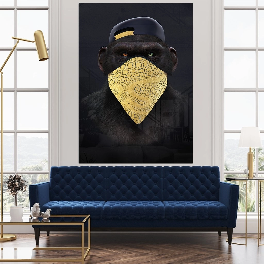 Awesome Cloth Gold on Acrylic