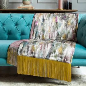 Azima Abstract Printed Throw Ironstone modern fashion rug  