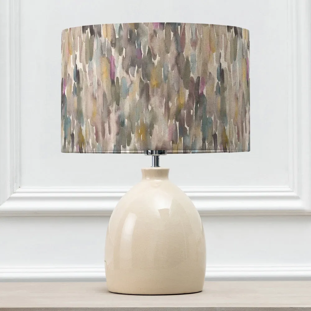 Azima Eva & Leura Complete Table Lamp Cream/Ironstone