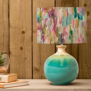 Azima Eva & Neso Complete Table Lamp Aqua/Lotus modern fashion rug  