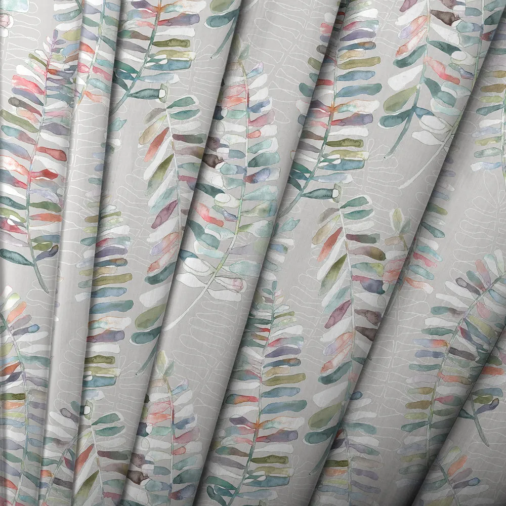 Azolla Printed Cotton Made to Measure Roman Blinds Cinnamon
