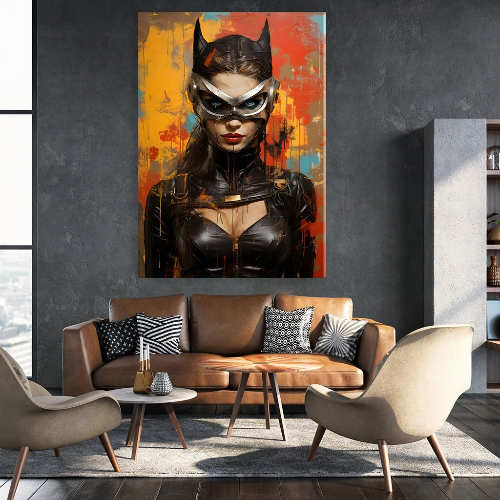 Bad Catwoman by Rosa Piazza 