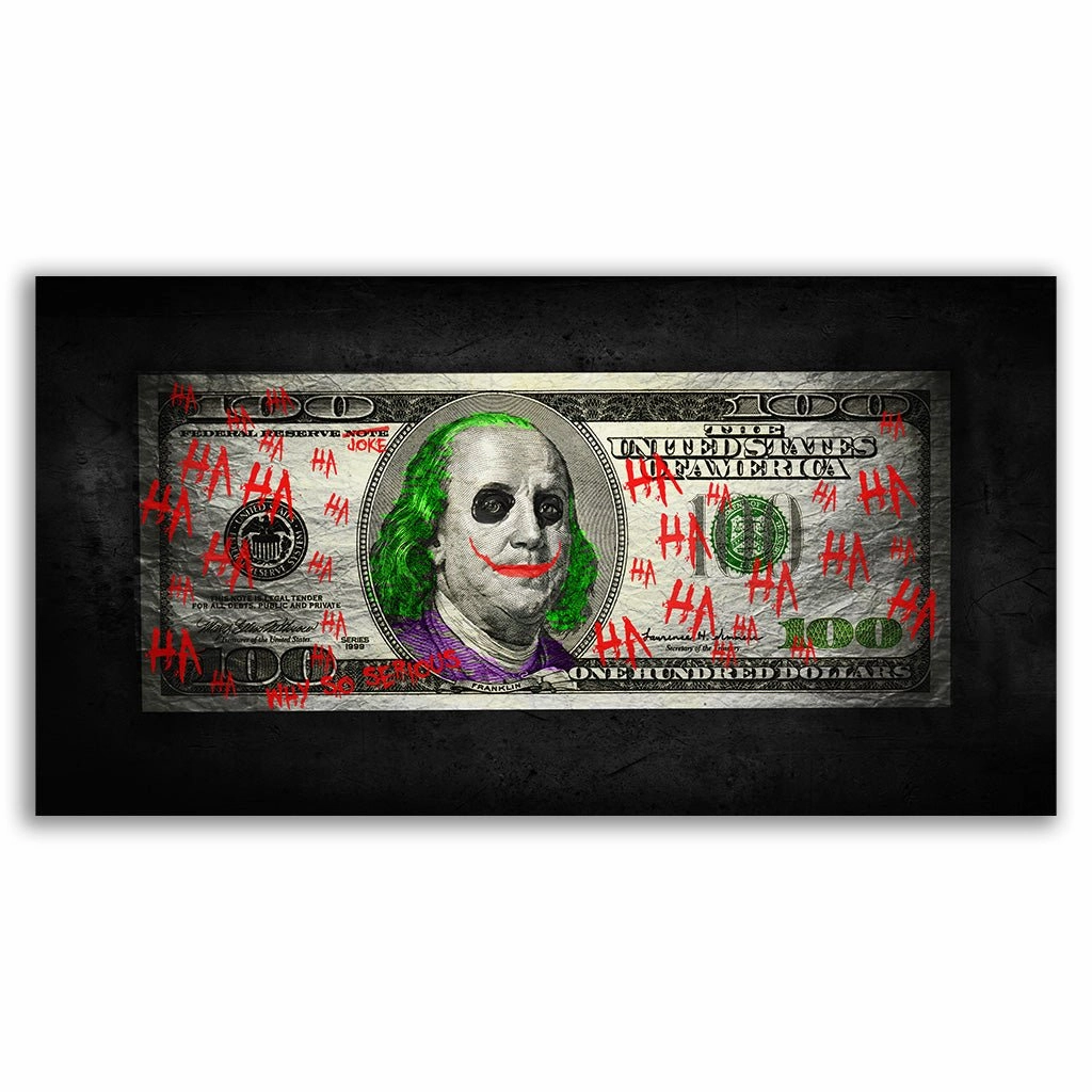 Bad Money by David Drake framed mural artwork