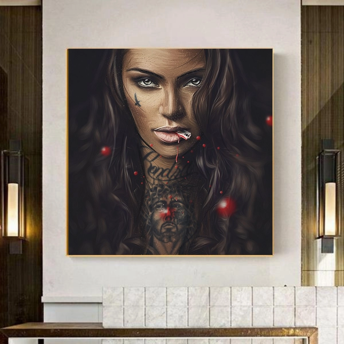 Bad tattoo girl