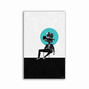 Balance between the familiar and the dream by Mr. Underdott framed mural artwork