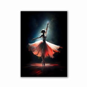 Ballerinas by Rosa Piazza framed mural artwork