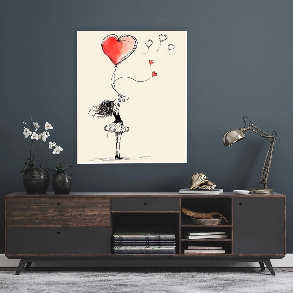Balloon Girl No.2 by Daniel Decker