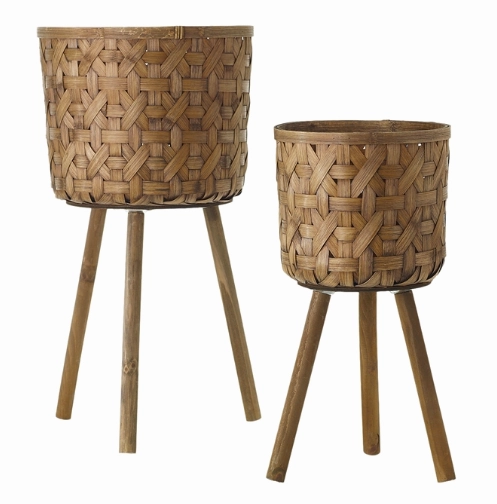 Bamboo Basket Planter