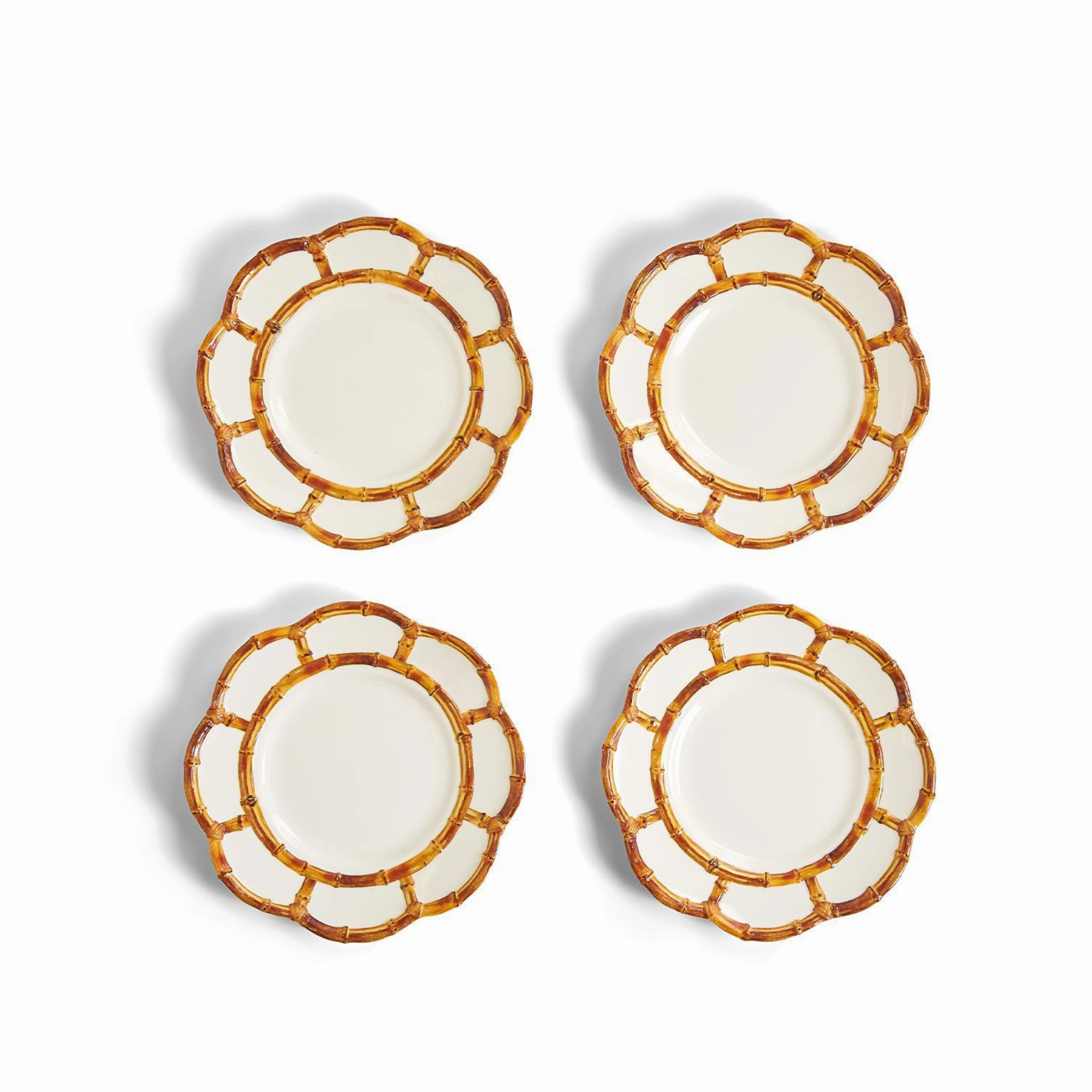 Bamboo Touch Melamine Salad/Dessert Plates cute desktop display