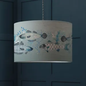 Barbeau Eva Lamp Shade Seafoam modern fashion rug  