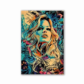 Bardot Memory by Frank Daske framed mural artwork