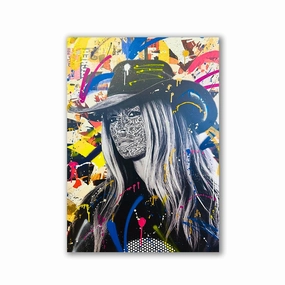 Bardot Vision by RS Artist framed mural artwork