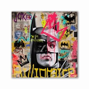 Batman by Zuppini framed mural artwork