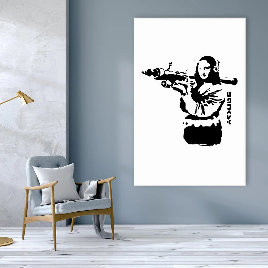 Bazooka Girl by Banksy