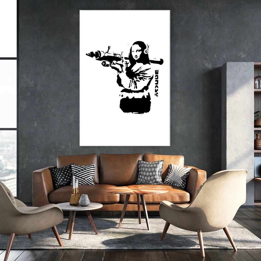 Bazooka Girl by Banksy