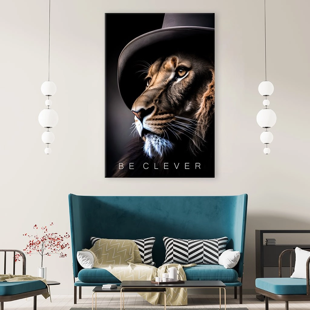 Be clever lion no1 by Adrian Vieriu 