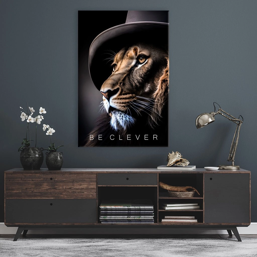 Be clever lion no1 by Adrian Vieriu 