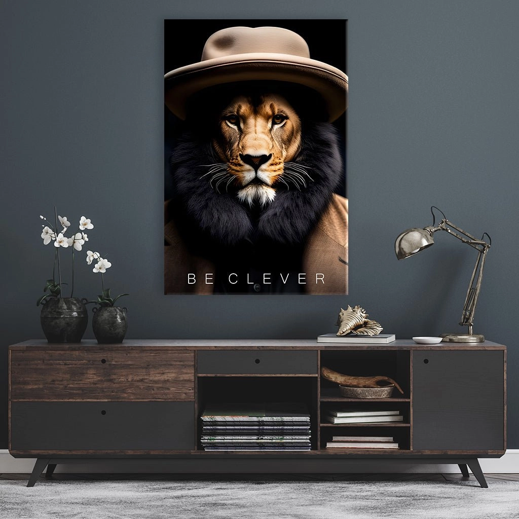 Be clever lion no2 by Adrian Vieriu 