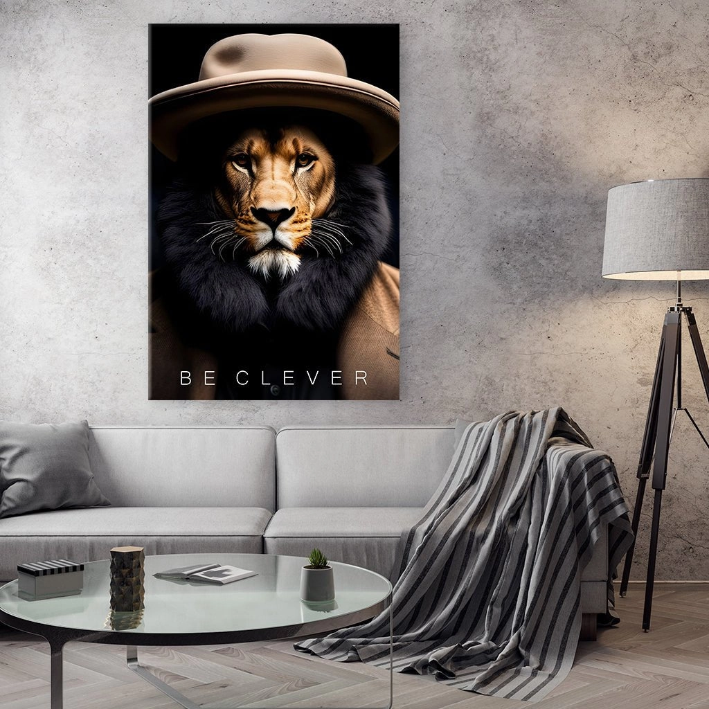 Be clever lion no2 by Adrian Vieriu 