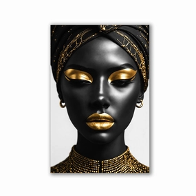 Beautiful Black and Gold by Adrian Vieriu framed mural artwork