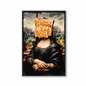 Beauty Inside by Adrian Vieriu framed mural artwork
