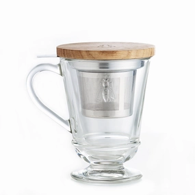 Bee Tea Infuser Mug cute desktop display