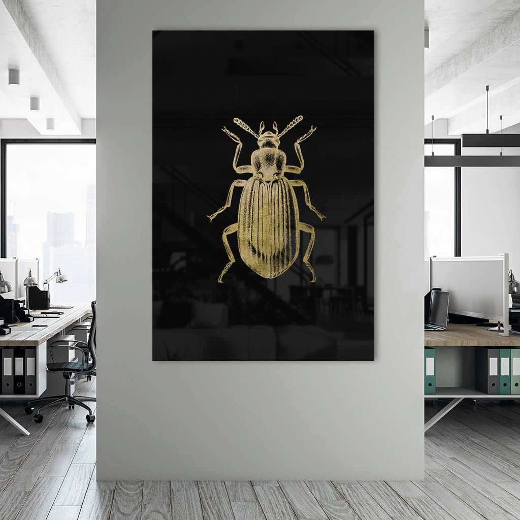 Beetle Gold on Acrylic