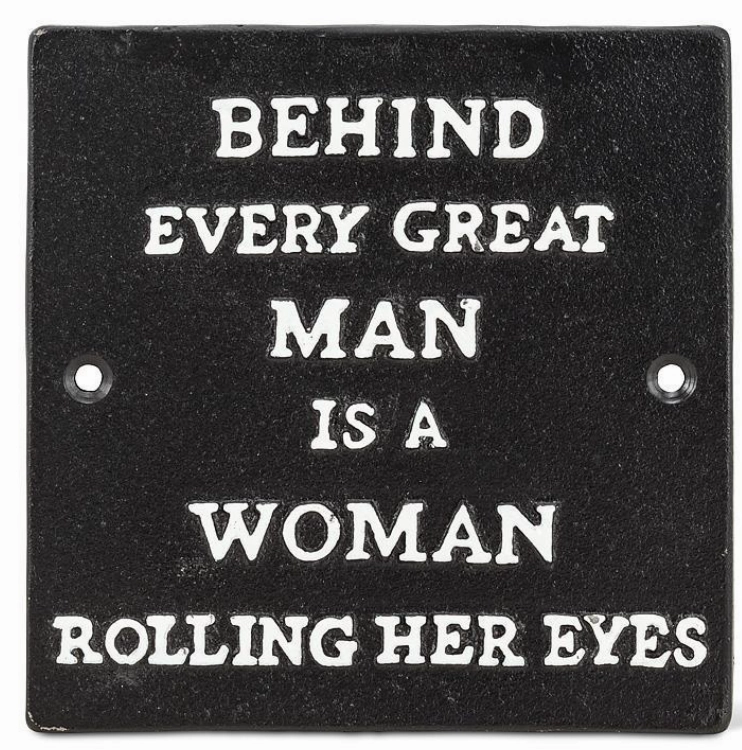 Behind Every great Man Sign wall pendant decor