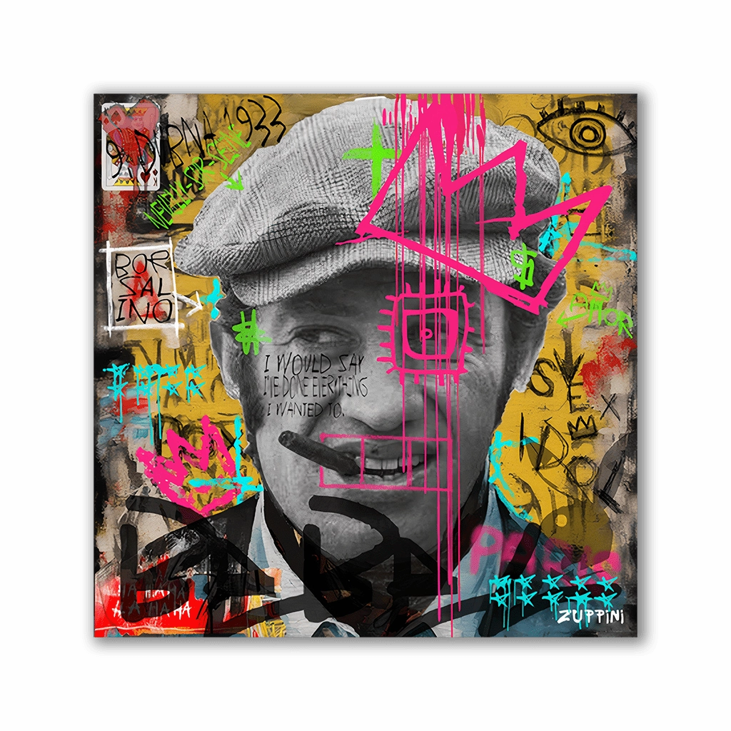 Belmoney by Zuppini framed mural artwork