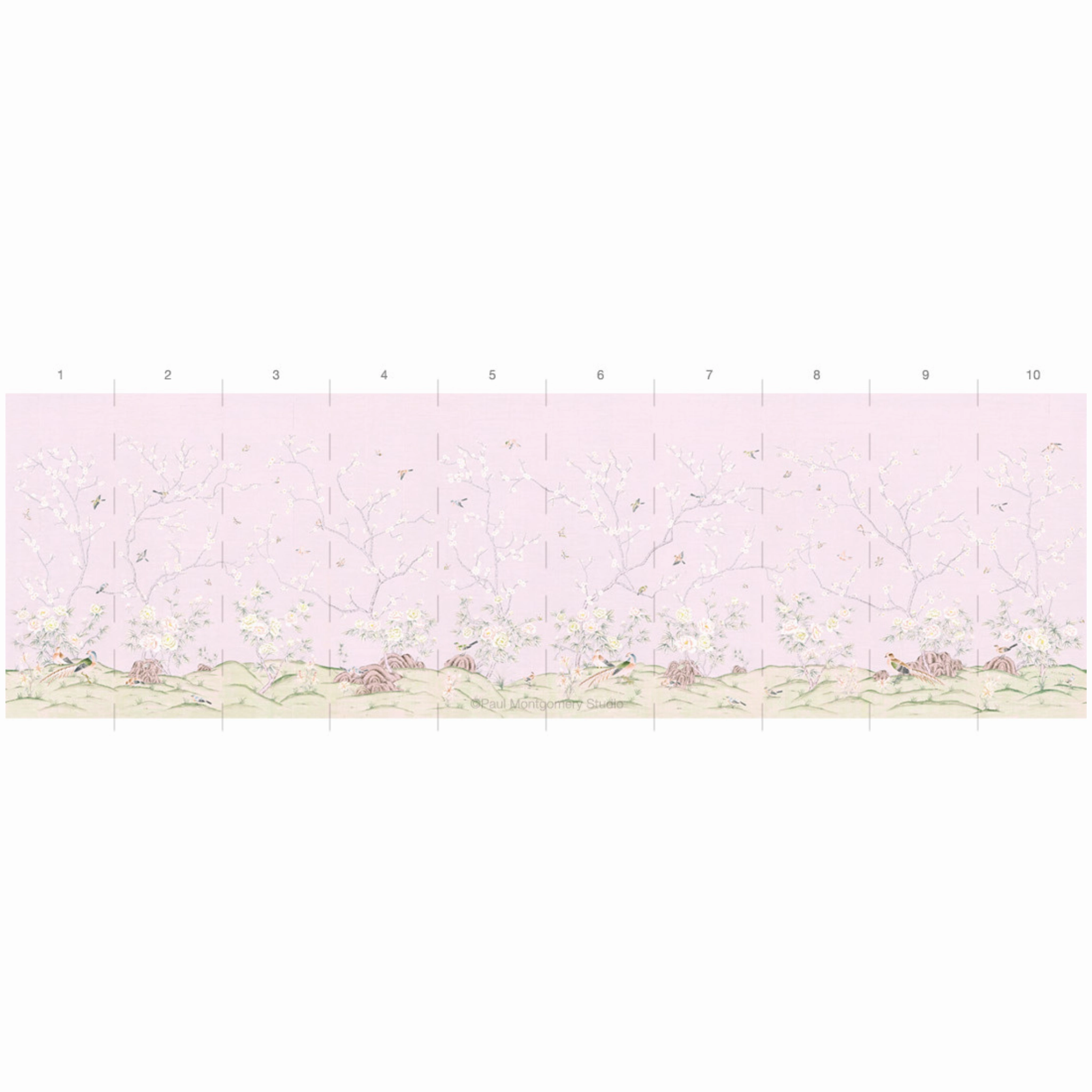 Belva Chinoiserie Mural Wallpaper Panels