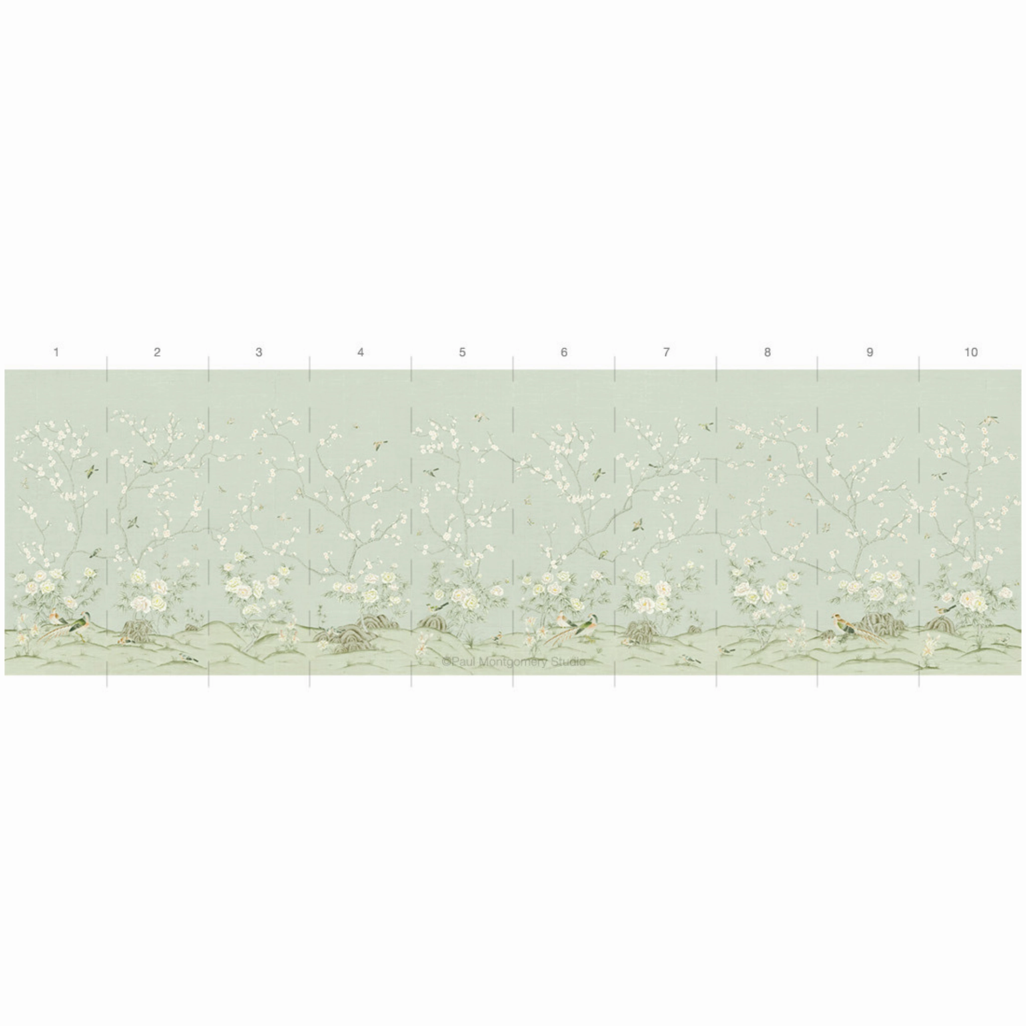 Belva Chinoiserie Mural Wallpaper Panels