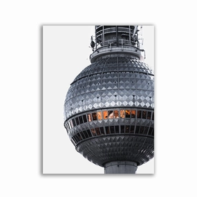 Berlin TV Tower framed mural artwork