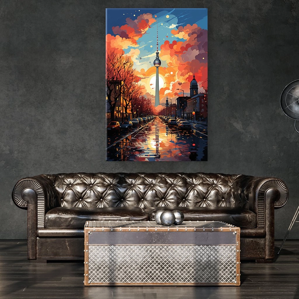 Berlin TV Tower Pop Art by Catill 