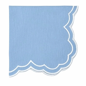 Bettina Napkin - Blue, Set of 4 mini desktop sculpture