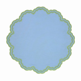 Bettina Placemat - Blue & Green, Set of 4 cute desktop display