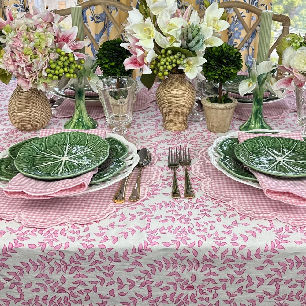 Bettina Placemat - Pink Gingham (Set of 4)